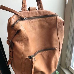 Leather Lucky Brand Adjustable Backback Rucksack